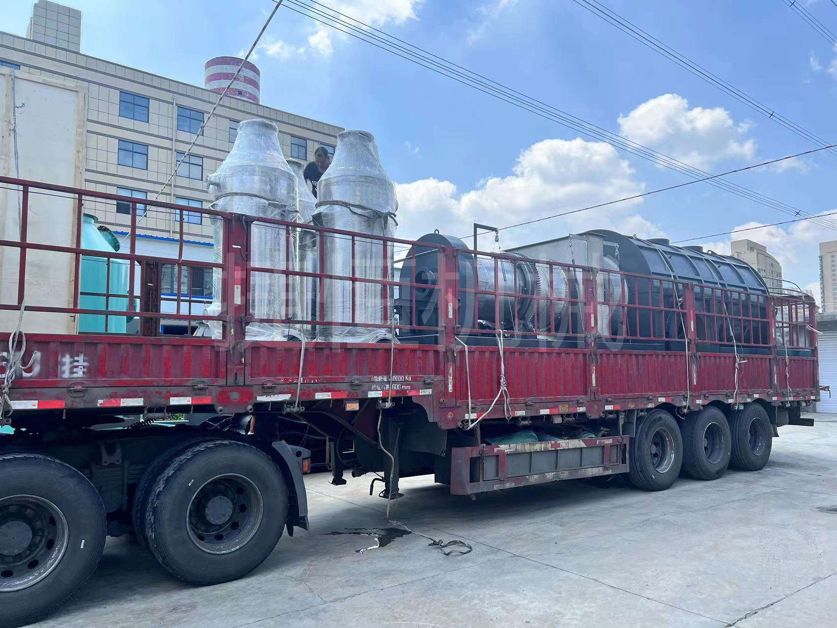 芬蘭客戶訂購(gòu)炭化機(jī)，發(fā)貨即將完成